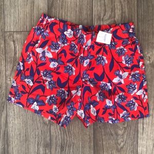 NWT J CREW Elastic Waist Shorts with Pockets